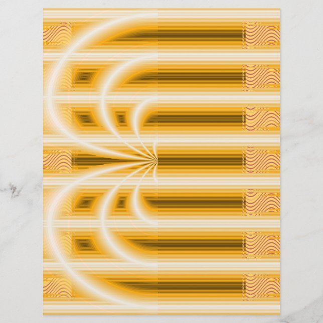 ET Retro Kathedrale Scrapbook Papier 2-seitige Sei (Vorderseite)