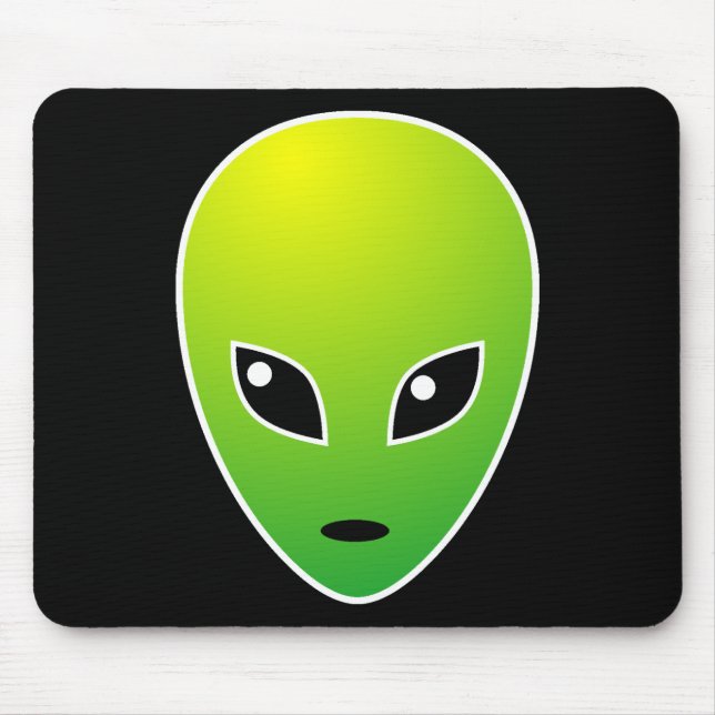 ET - Schwarz Mousepad (Vorne)
