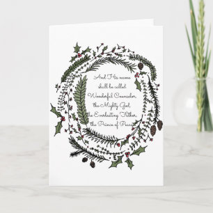 Et son nom s'appellera la carte de Noël