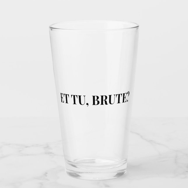 Et Tu, Brute? Julius Cäsar III Glas (Vorderseite)