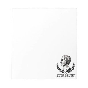 Et Tu, Brute? Shakespeares Julius Cäsar Zitat V Notizblock
