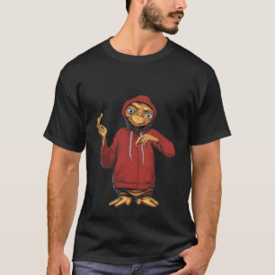 Et versteckt sich in einem Portrait T-Shirt