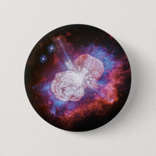 Eta Carinae Binary Star System Fireworks Button