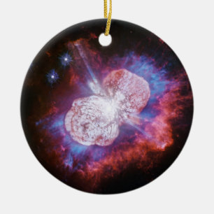 Eta Carinae Binary Star System Fireworks Keramik Ornament