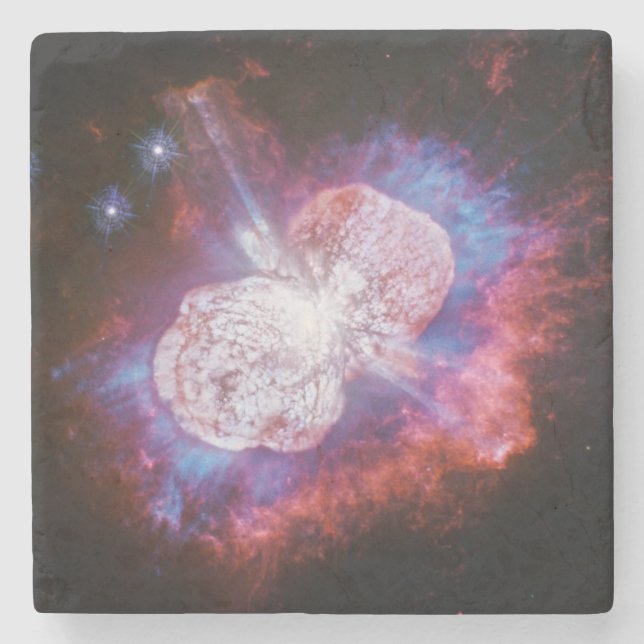 Eta Carinae Binary Star System Fireworks Steinuntersetzer (Vorderseite)