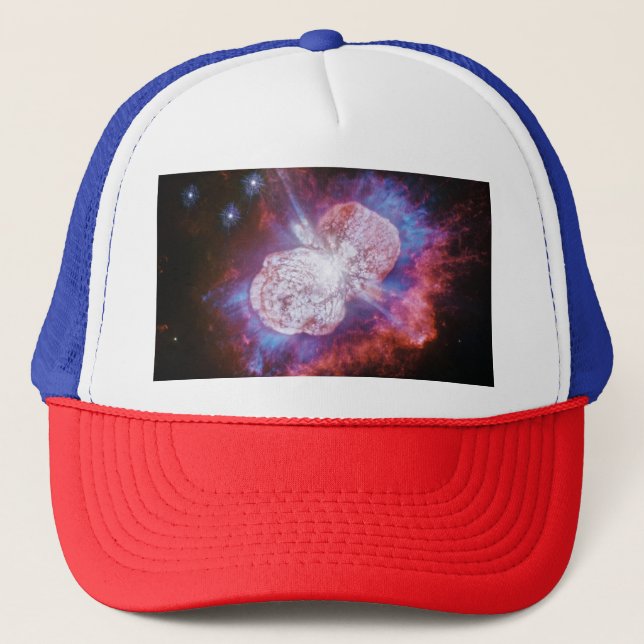 Eta Carinae Binary Star System Fireworks Truckerkappe (Vorderseite)