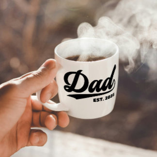 Etablierter Vater Neuer Vater Typografie des Gründ Tasse