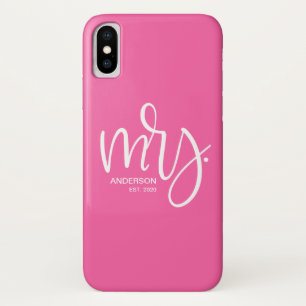 Etabliertes Jahr neu verheiratet Personalisierte F Case-Mate iPhone Hülle