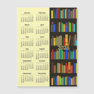 Étagères 2026 Calendrier Carte Magnétique