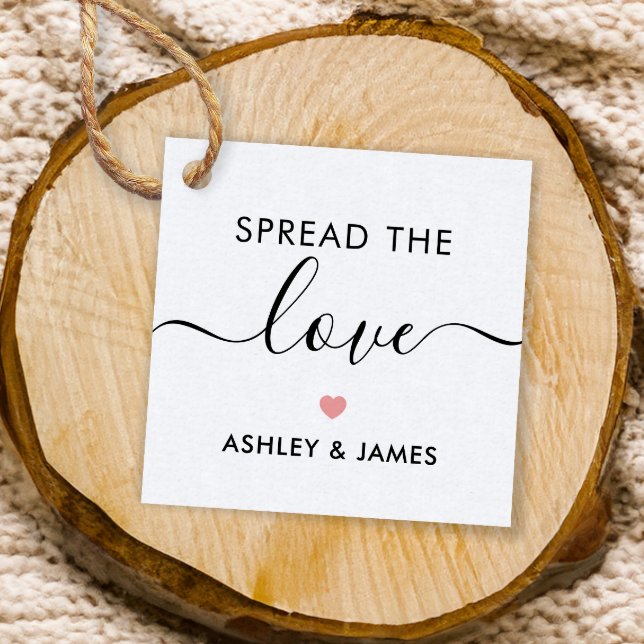 Étaler l'étiquette d'amour, étiquette cadeau Maria (Créateur téléchargé)