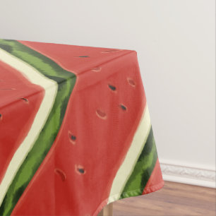 Etanche rouge vif Nappe de pastèque