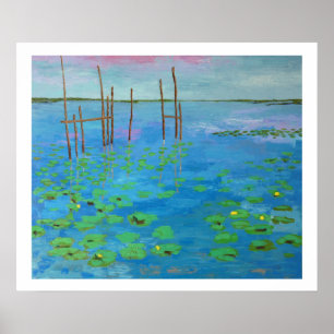 Etang in Bretagne Poster