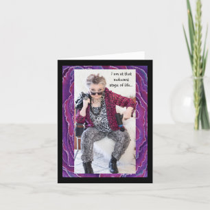 Étape de la carte de vie humoristique