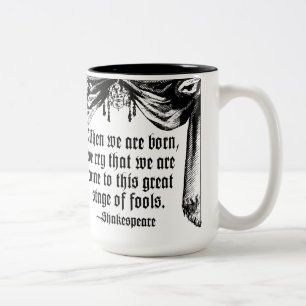 Étape de tasse de citation d'imbéciles,
