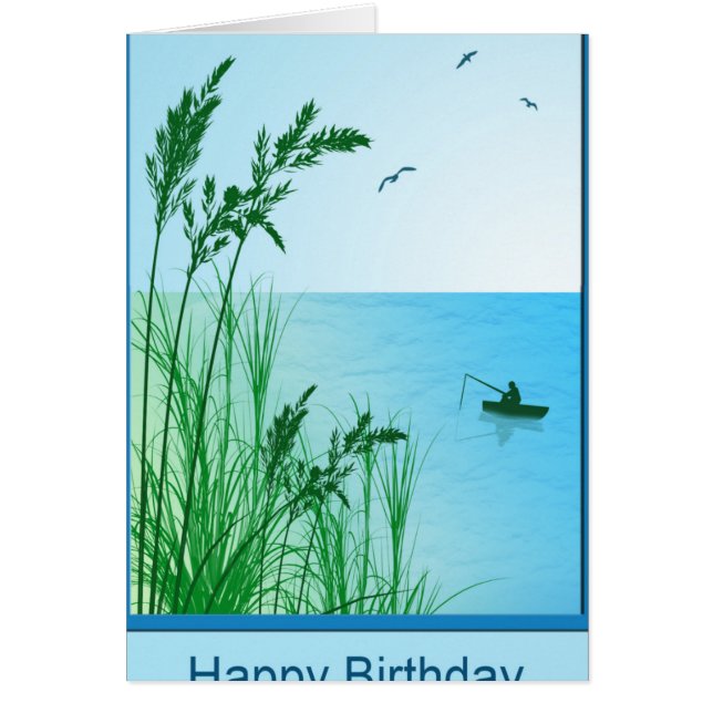 Étape papa Pêche en mer d'anniversaire (Devant)