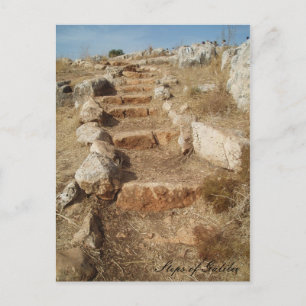 Étapes de la carte postale Galilée
