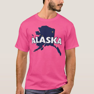 État couleur Alaska Imprimer TShirt 2