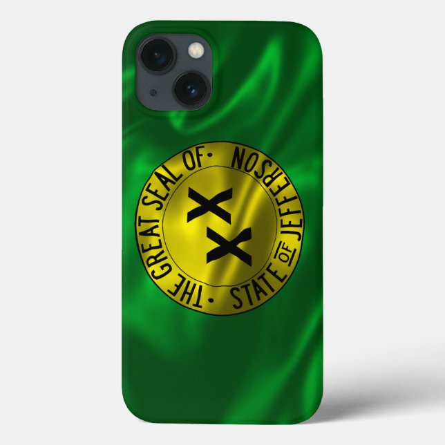 État de coque iphone de ondulation de drapeau de (Verso)