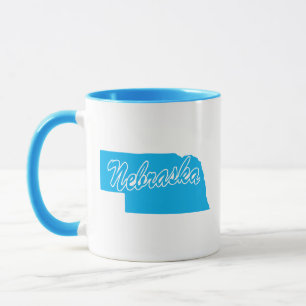 État De La Mug En Forme De Nebraska