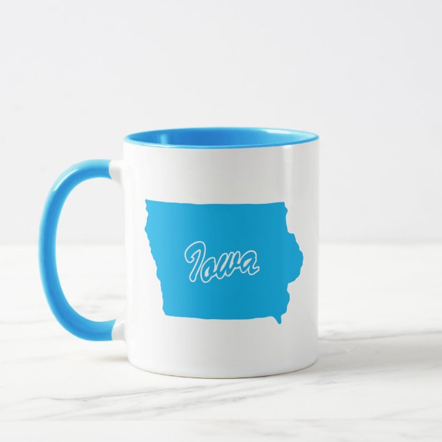 État De La Mug En Forme D'Iowa (Gauche)