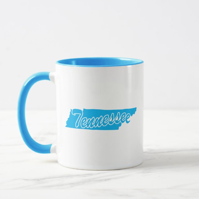 État De La Mug En Forme Du Tennessee (Gauche)