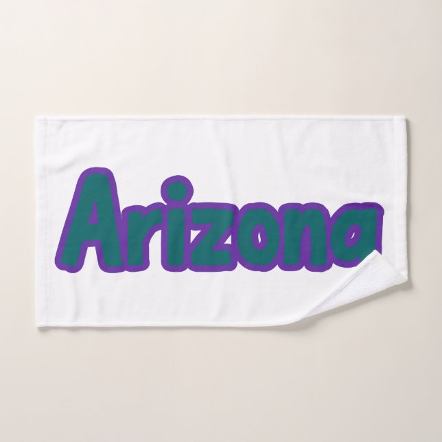 État De L'Arizona Fierté Personnalisé (Serviette à main)