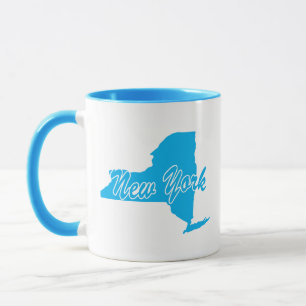 État De New York En Forme De Mug