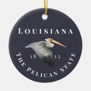 État de Pelican 1812 Ornement en céramique