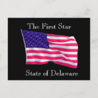 État du Delaware - carte postale