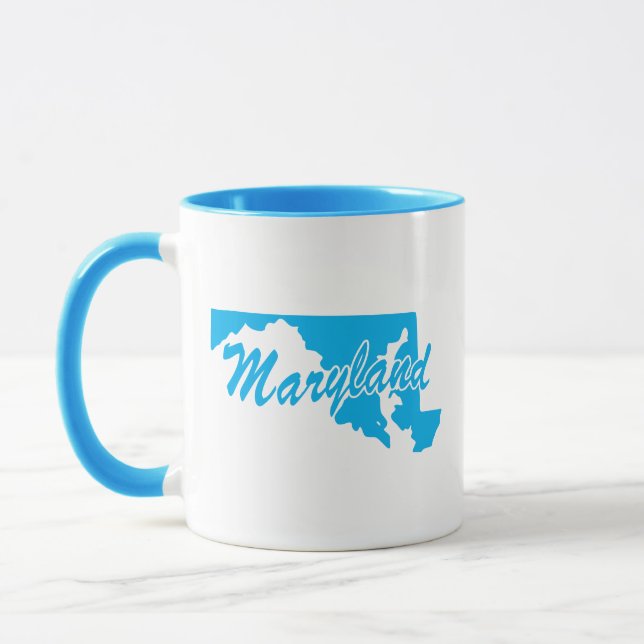 État Du Maryland En Forme De Mug (Gauche)