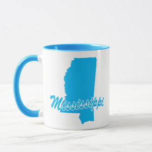 État Du Mississippi Forme De Mug