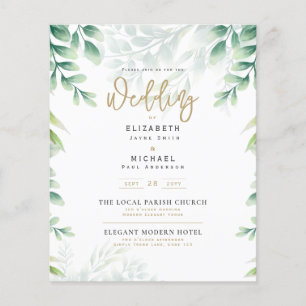 ETAT-FOTO Hochzeit Speichert Datum Rustikale Botan Flyer