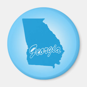 État Géorgie Magnet