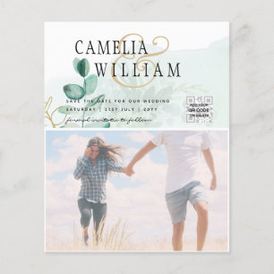 ETAT Grünzeug FOTO Hochzeit Termin Merkblatt QR-Co Flyer