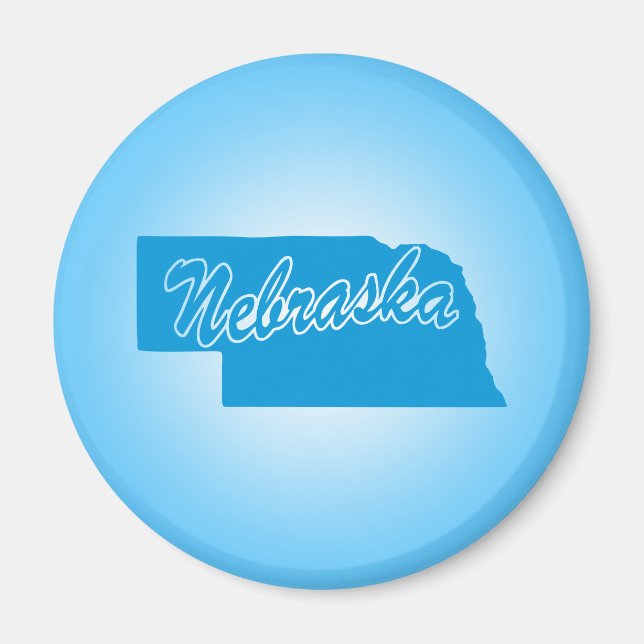 État Nebraska Magnet (Devant)