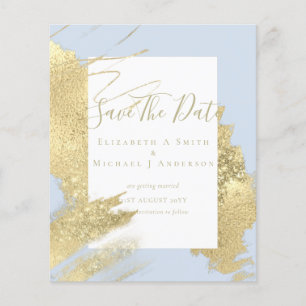 ETAT SAVEDATES Goldfolie Glitter Look Abstract Flyer