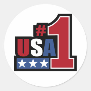 Etats-Unis #1 autocollants