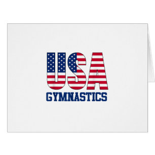 Etats-Unis avec drapeau américain Gymnastique Spor