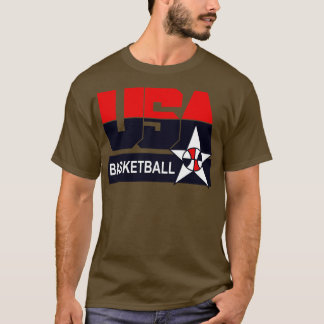 États-Unis Basketball Baseball TShirt