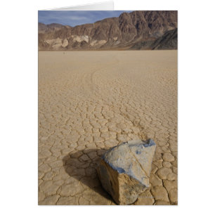 États-Unis, Californie, Moving rock in désert 2