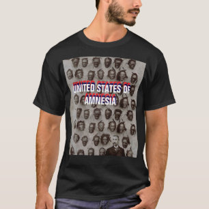 ÉTATS-UNIS D'AMNESIE W C T-shirt noir de base