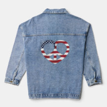 États-Unis Drapeau Coeur de la Paix