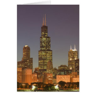 États-Unis, Illinois, Chicago : Skyline de la vill