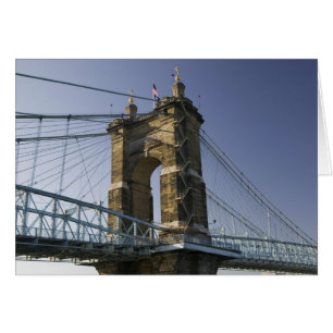 États-Unis, Ohio, Cincinnati : Roebling Suspension