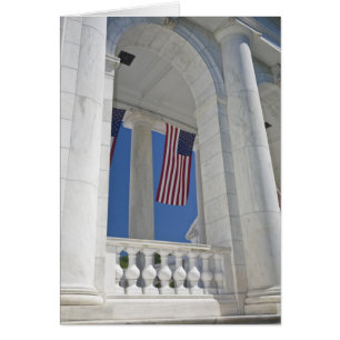 États-Unis, Virginie, Arlington. Des drapeaux amér