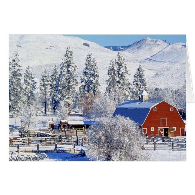 États-Unis, Washington, Methow Valley, Granges dan (Devant horizontal)