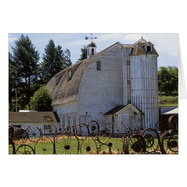 États-Unis, Washington, Pullman, grange (Devant horizontal)