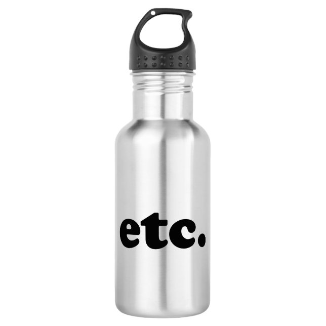 etc edelstahlflasche (Vorderseite)