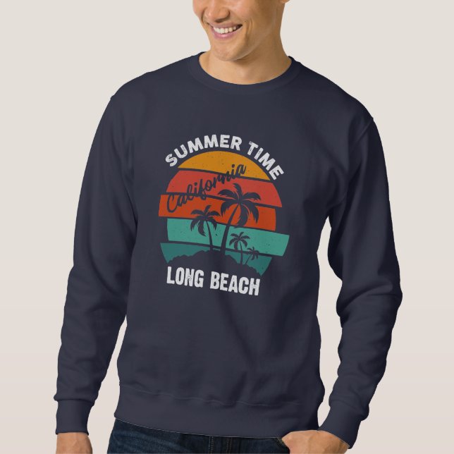 Été Californie Long Beach Sweatshirt (Devant)