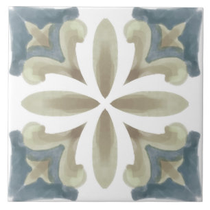 Été, Carreaux siciliens, majolica, céramique